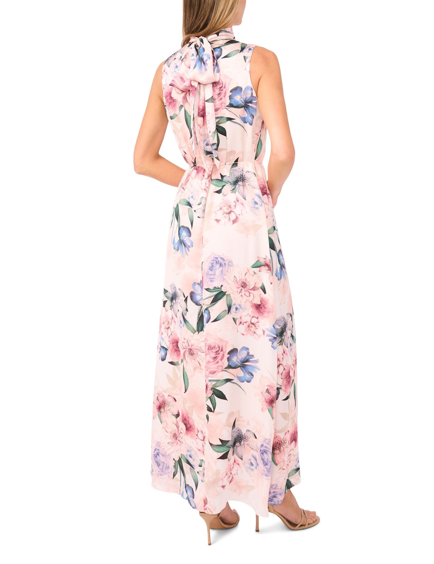 Ted Baker ALINA - Bow Tie Sleeveless Maxi Dress IVORY
