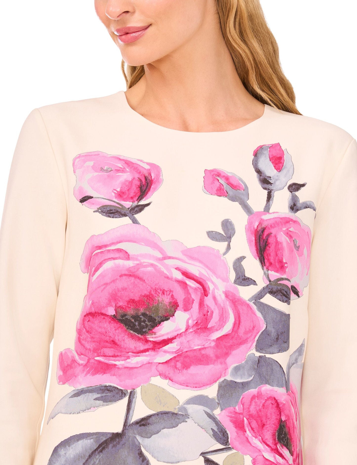 Ted Baker LEONA - Print Floral Mini Dress IVORY