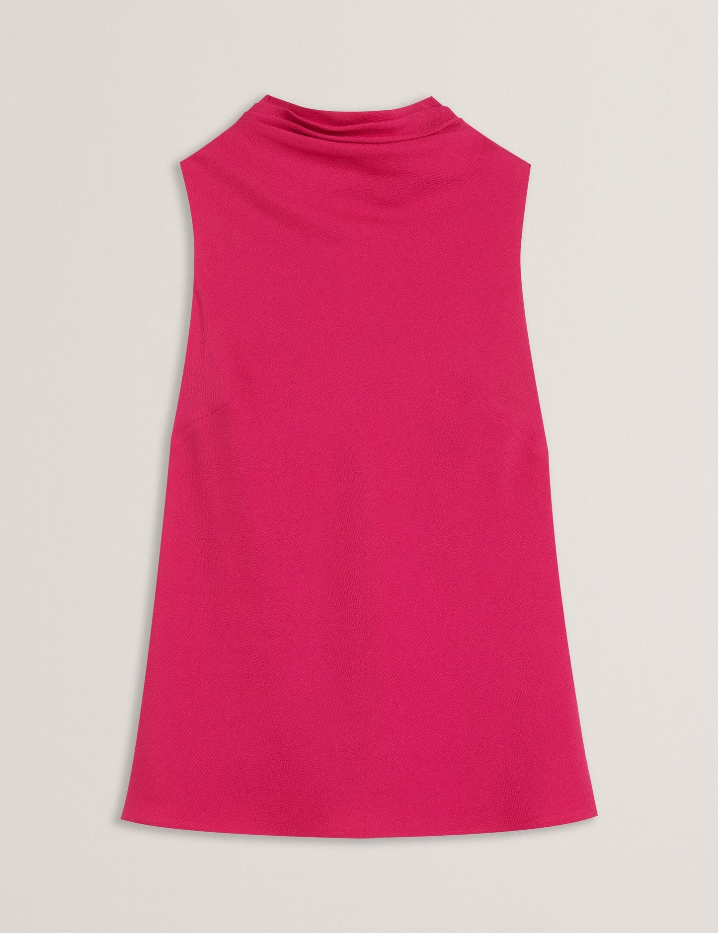 Ted Baker ANINI - Textured High Neck Sleeveless Top FUCHSIA