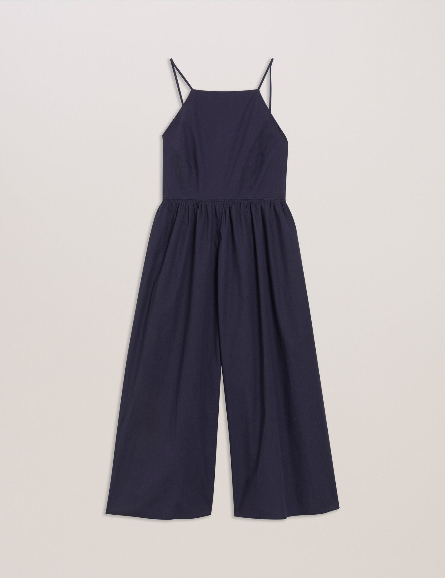 Ted Baker EZE - Squared Neck Strappy cross over Jumpsuit DARK BLUE