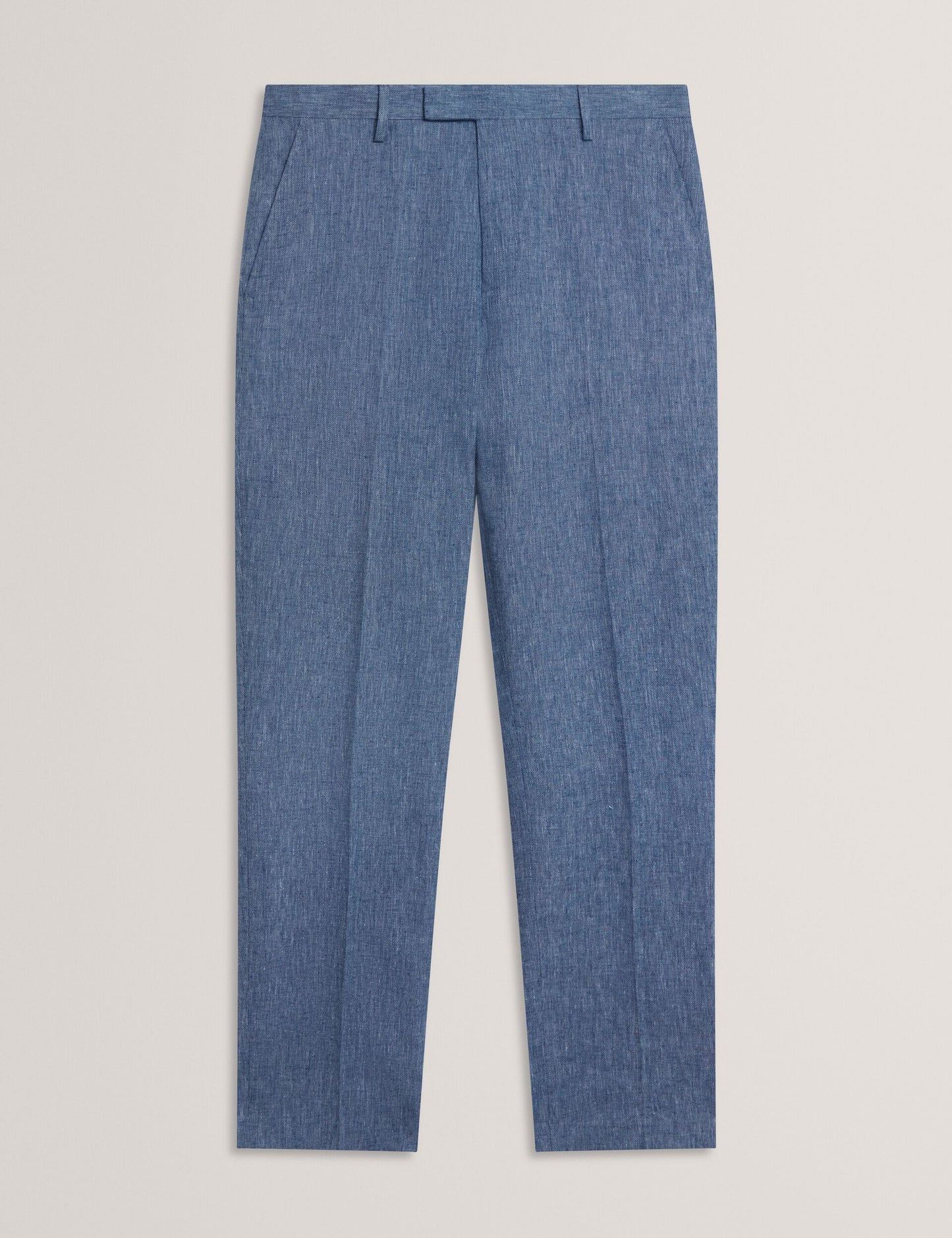 Ted Baker GIVRANT Tailored Linen Blend Slim Fit Pants NAVY