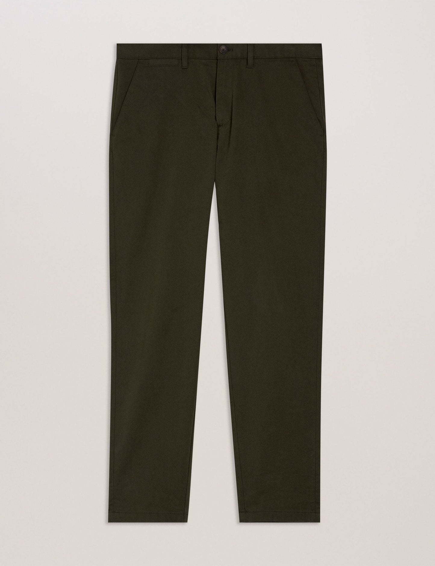 Ted Baker HAYBRN - Khaki Regular Fit Woven Texture Chinos KHAKI