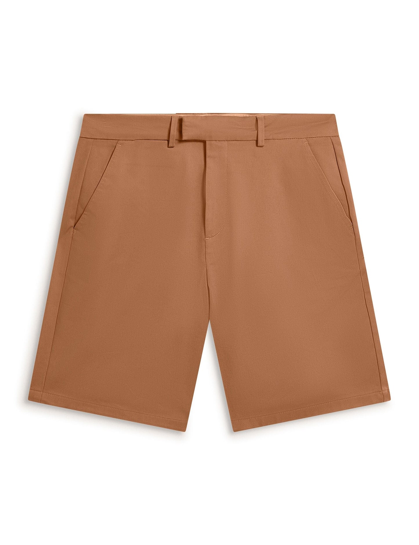 Ted Baker LOWETON Slim Leg Stretch Cotton Chino Shorts TAN