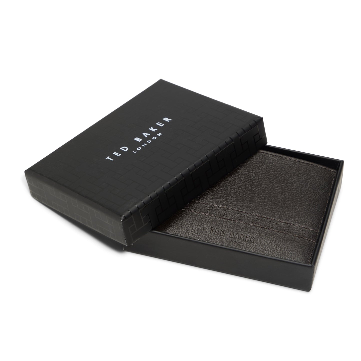 Ted Baker CAMDEN - Bifold Wallet DARK BROWN