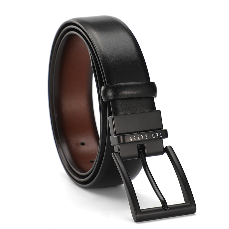 Ted Baker REVERSIBLE BELT – Black/Brown BLACK BROWN