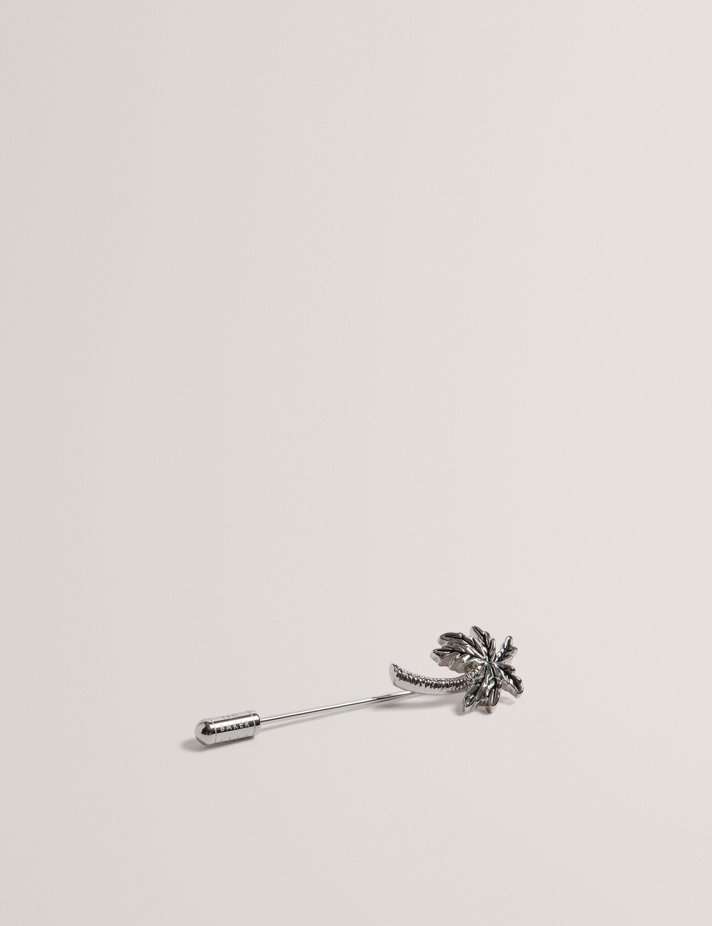 Ted Baker PALMIIE - Palm Tree Cufflink Lapel Pin Set SILVER