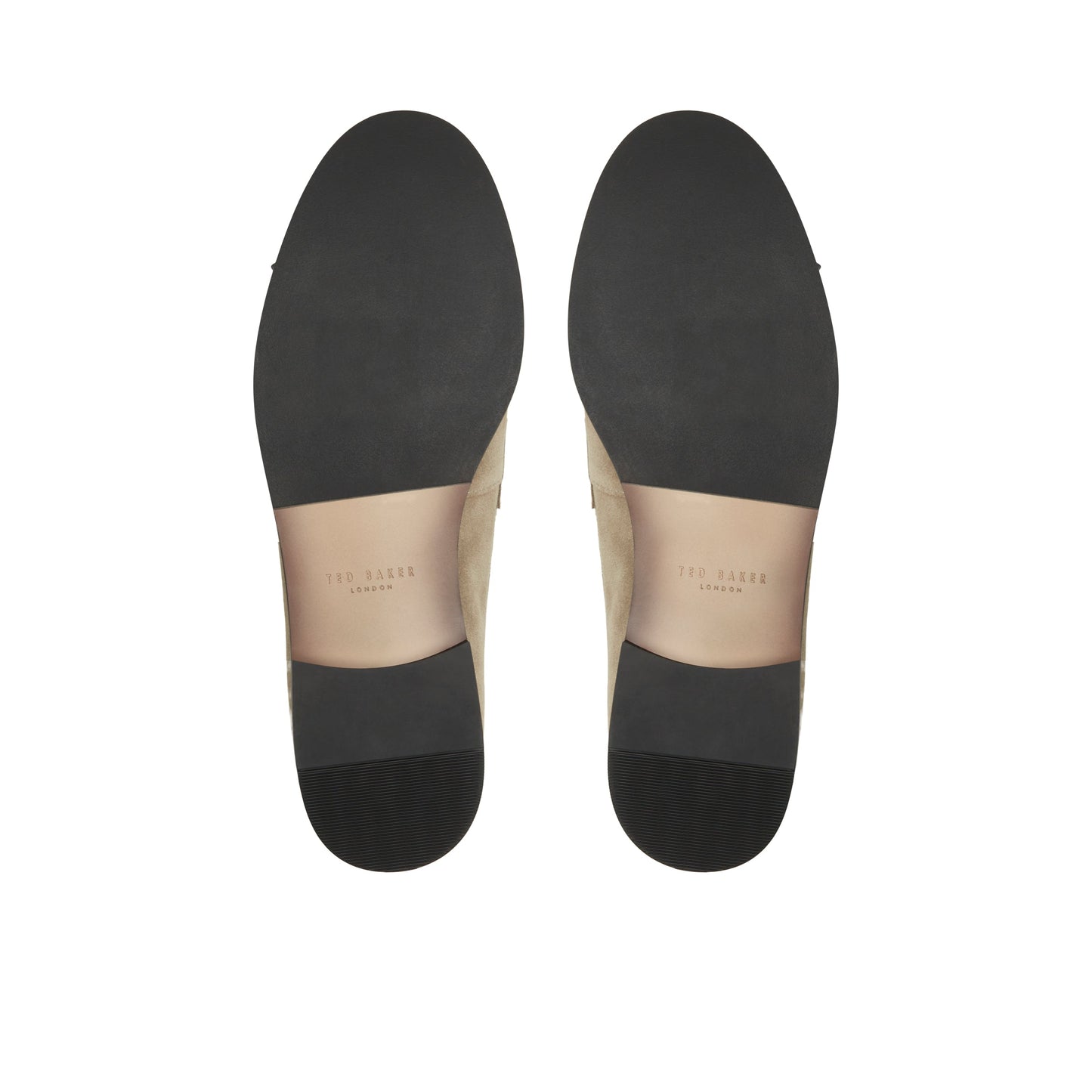 Ted Baker PARLIAMENT - Grained Leather Penny Loafers KHAKI