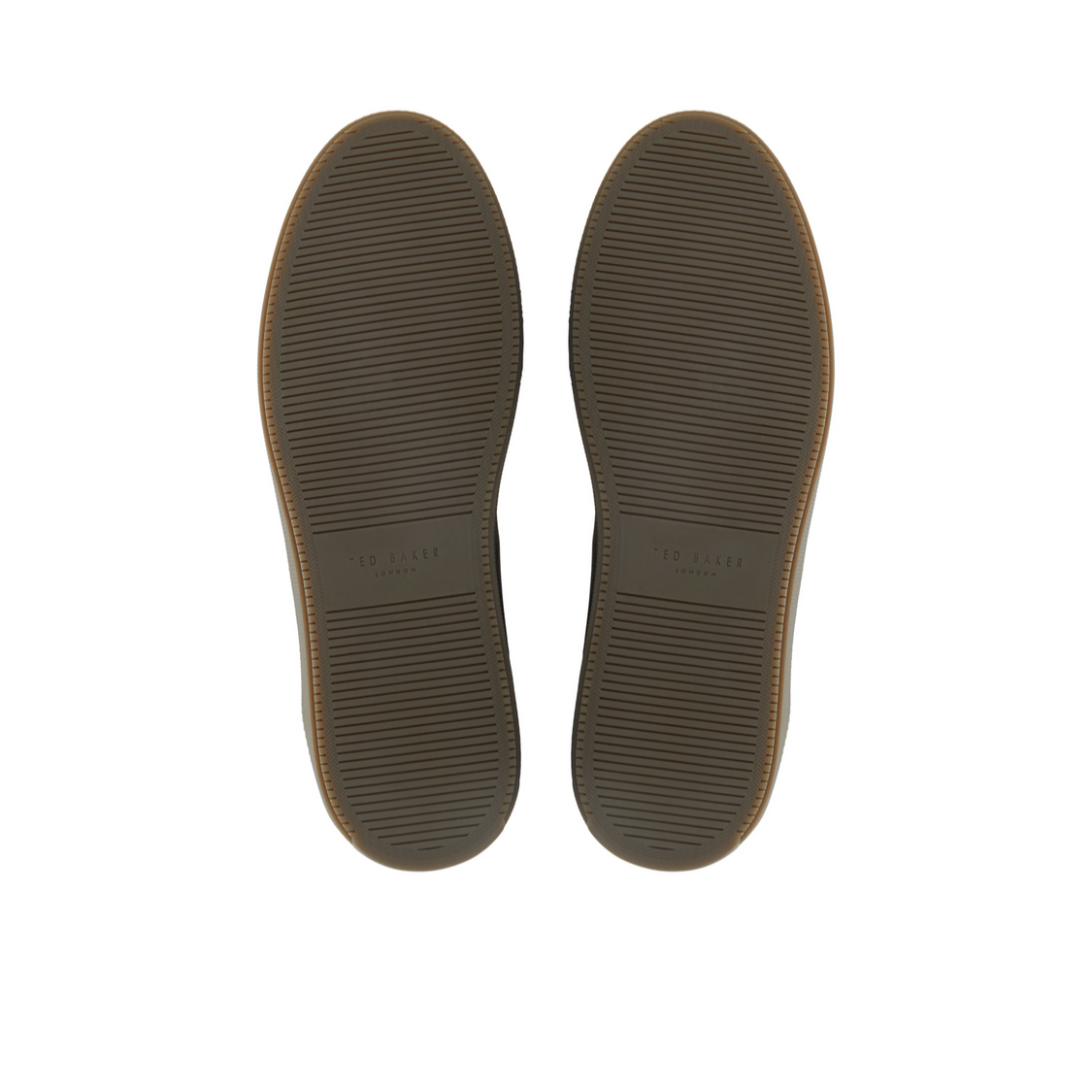 Ted Baker WESTWOOD - Black Leather Cup Sole Sneakers DARK BROWN