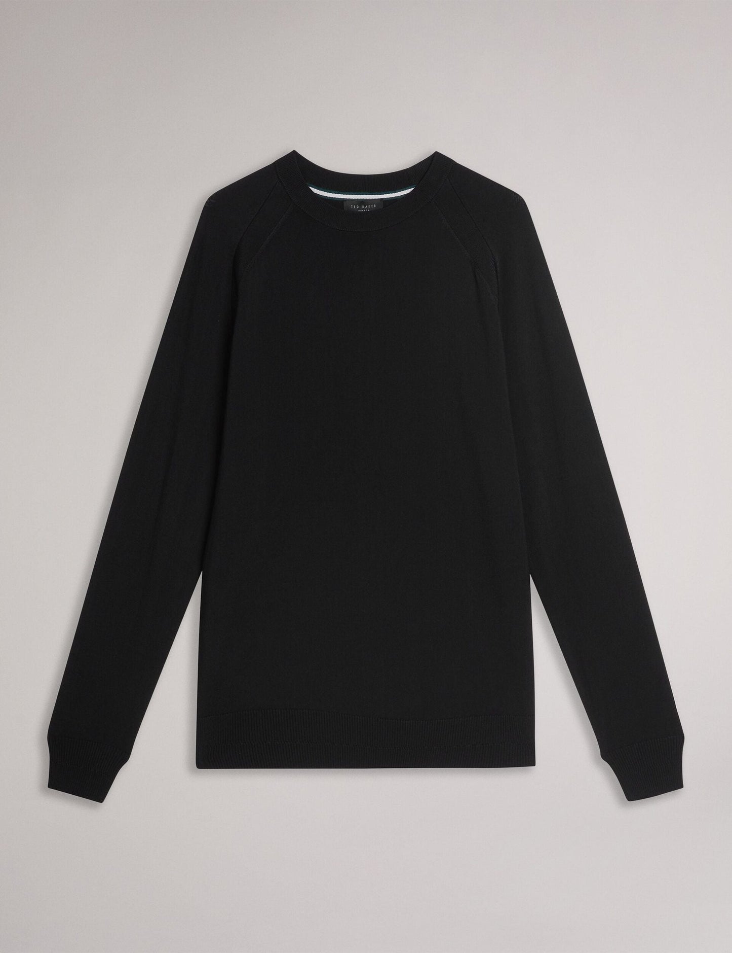 Ted Baker MAYWO - Saddle Shoulder Crew Neck Jumper BLACK