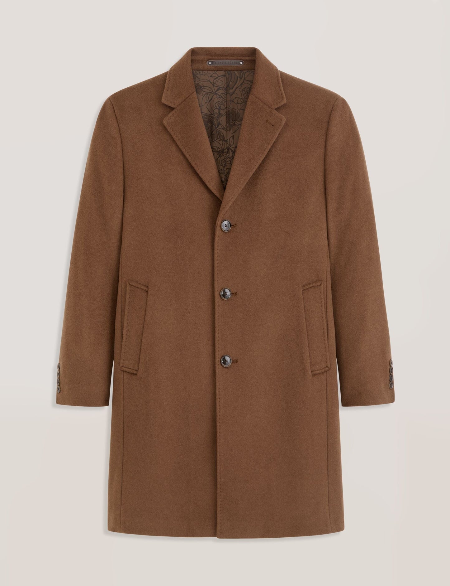 Ted Baker WYSTAN - Overcoat DARK CAMEL