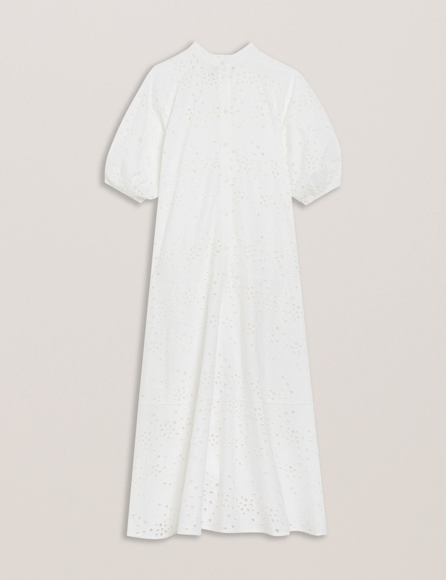 Ted Baker NIKAIA - Oversized Broderie Dress WHITE