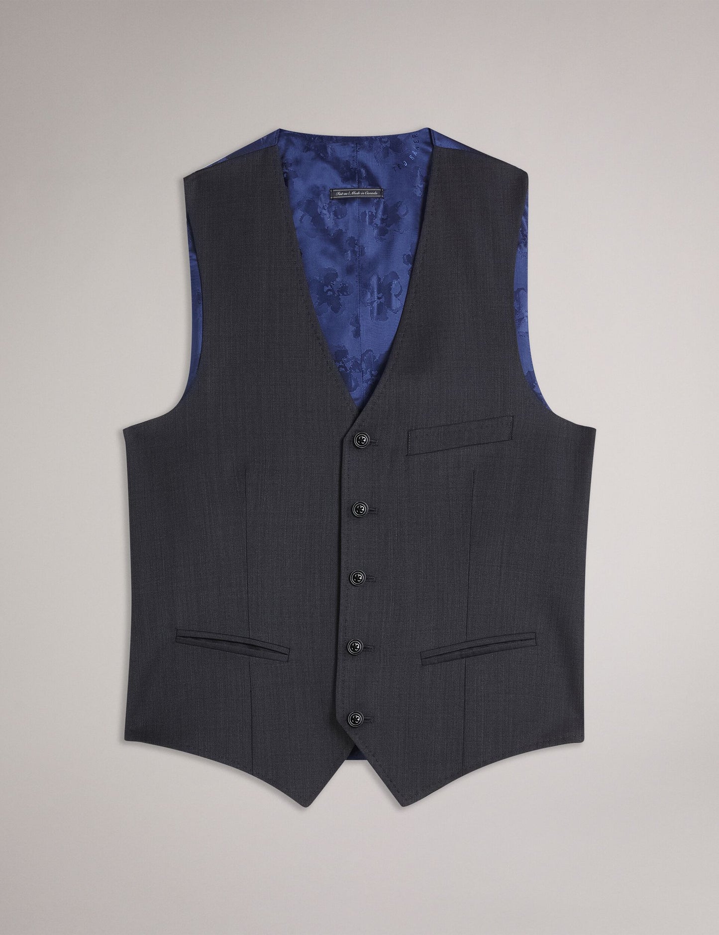 Ted Baker CORE WAISTCOAT - Grey GREY