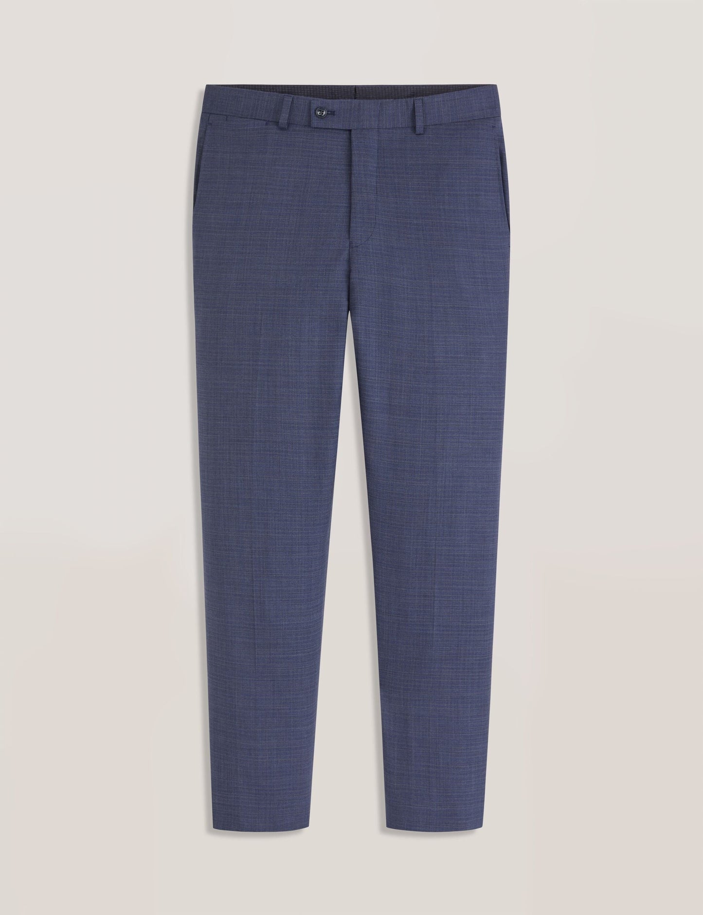 Ted Baker WINTER Textured Modern Fit Wool Suit Pants DARK BLUE