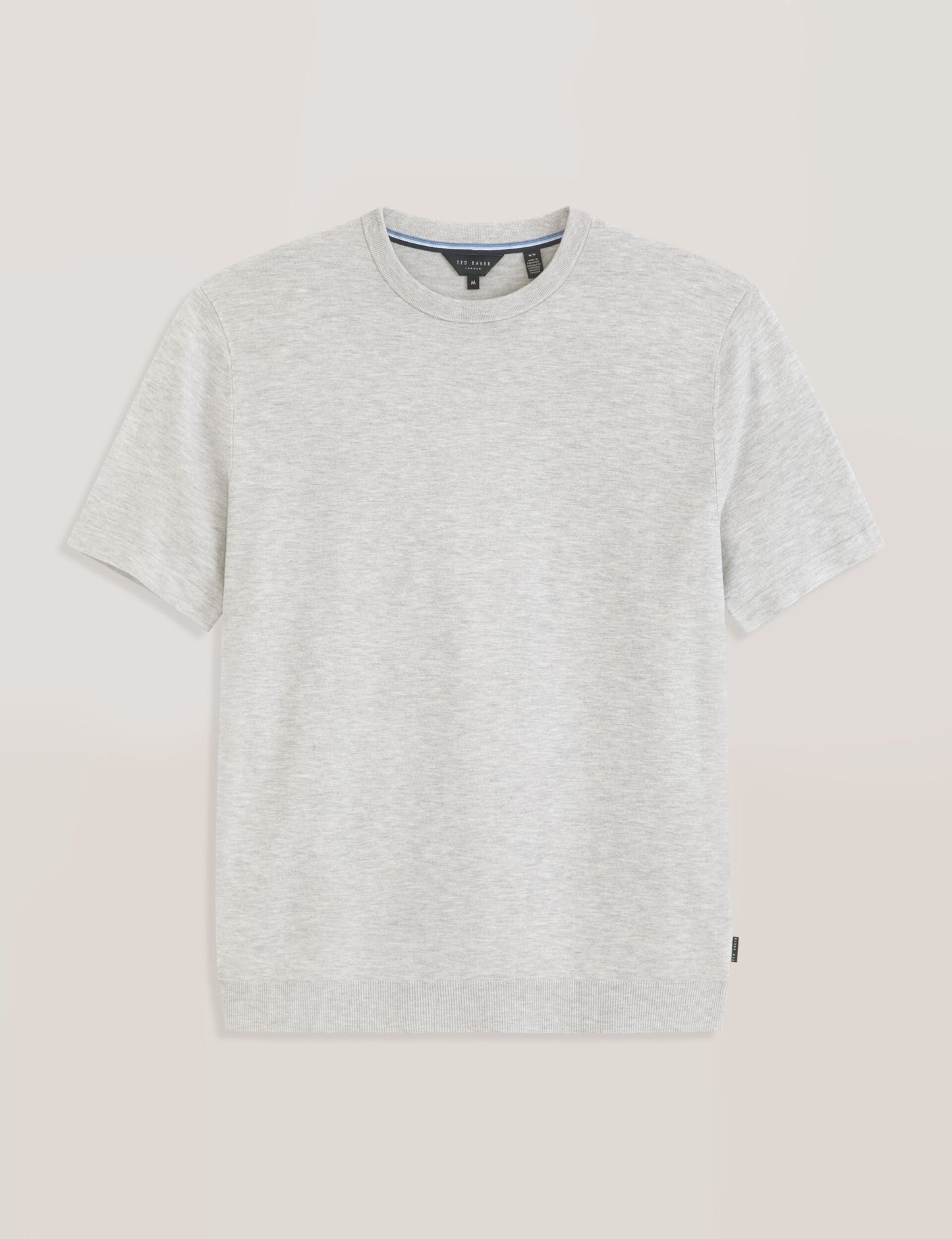 Ted Baker MODERN VISCOSE BLEND CREW - High Rise Grey Heather GREY