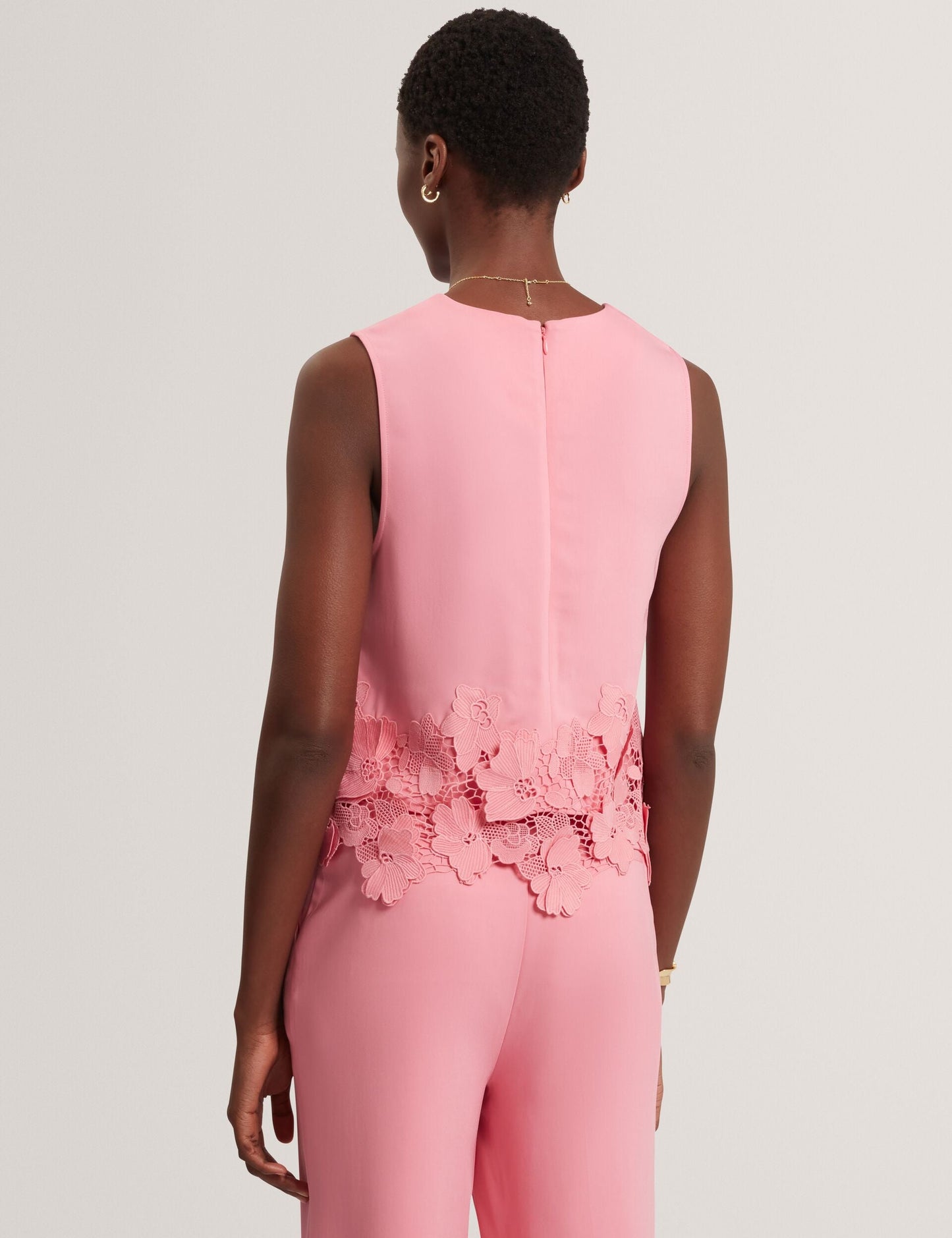 Ted Baker Issa Sleeveless Top PINK