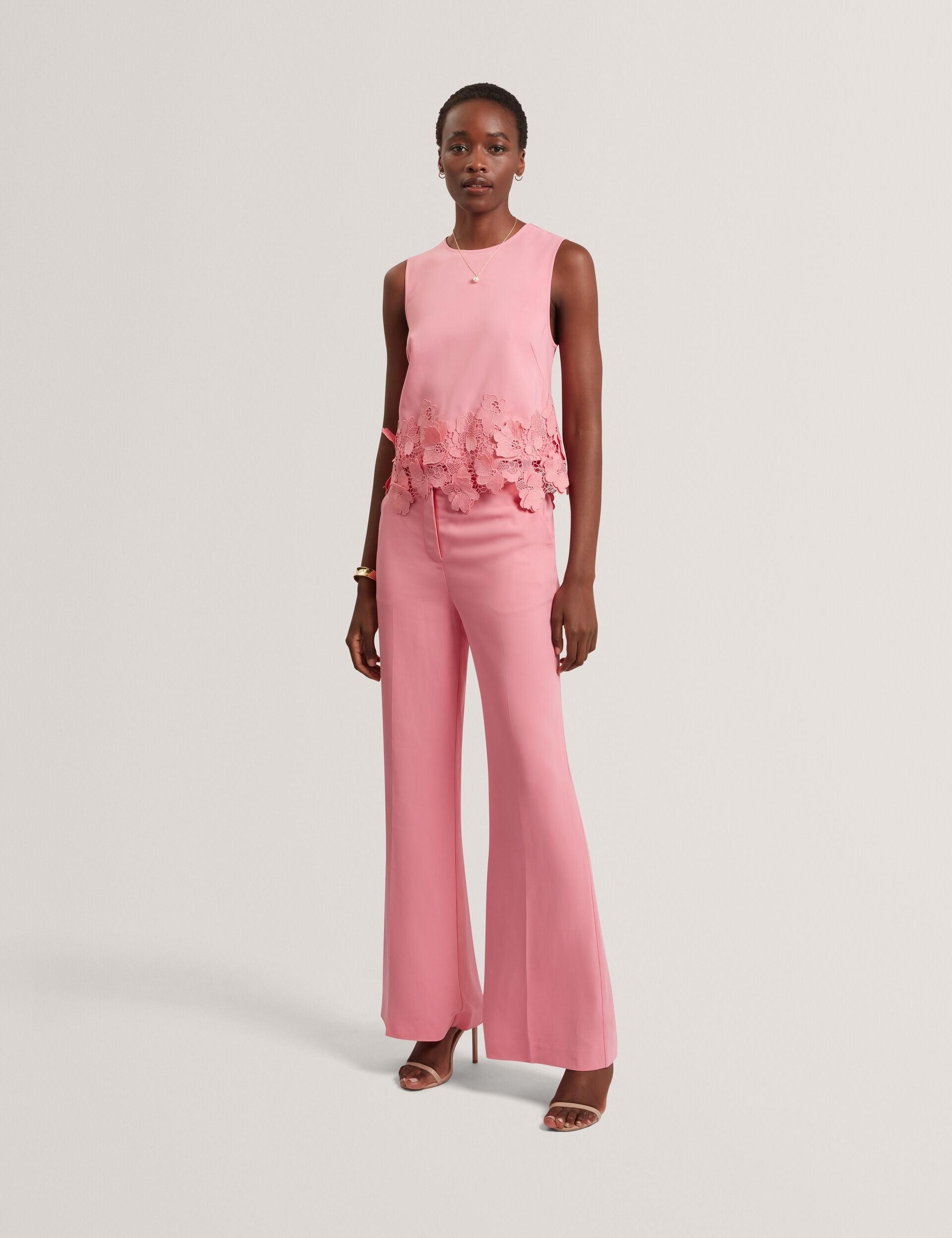 Ted Baker Issa Sleeveless Top PINK