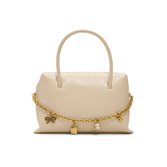 Ted Baker POPPY ROSE - Mini Top Handle Shoulder Bag WHITE