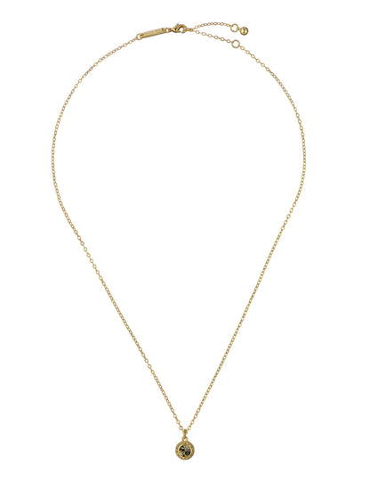 Ted Baker SOLTELL - Solitaire Sparkle Crystal Pendant Necklace GOLD