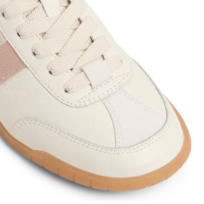 Ted Baker BEA Logo Stripe Leather Sneakers BLUSH PINK