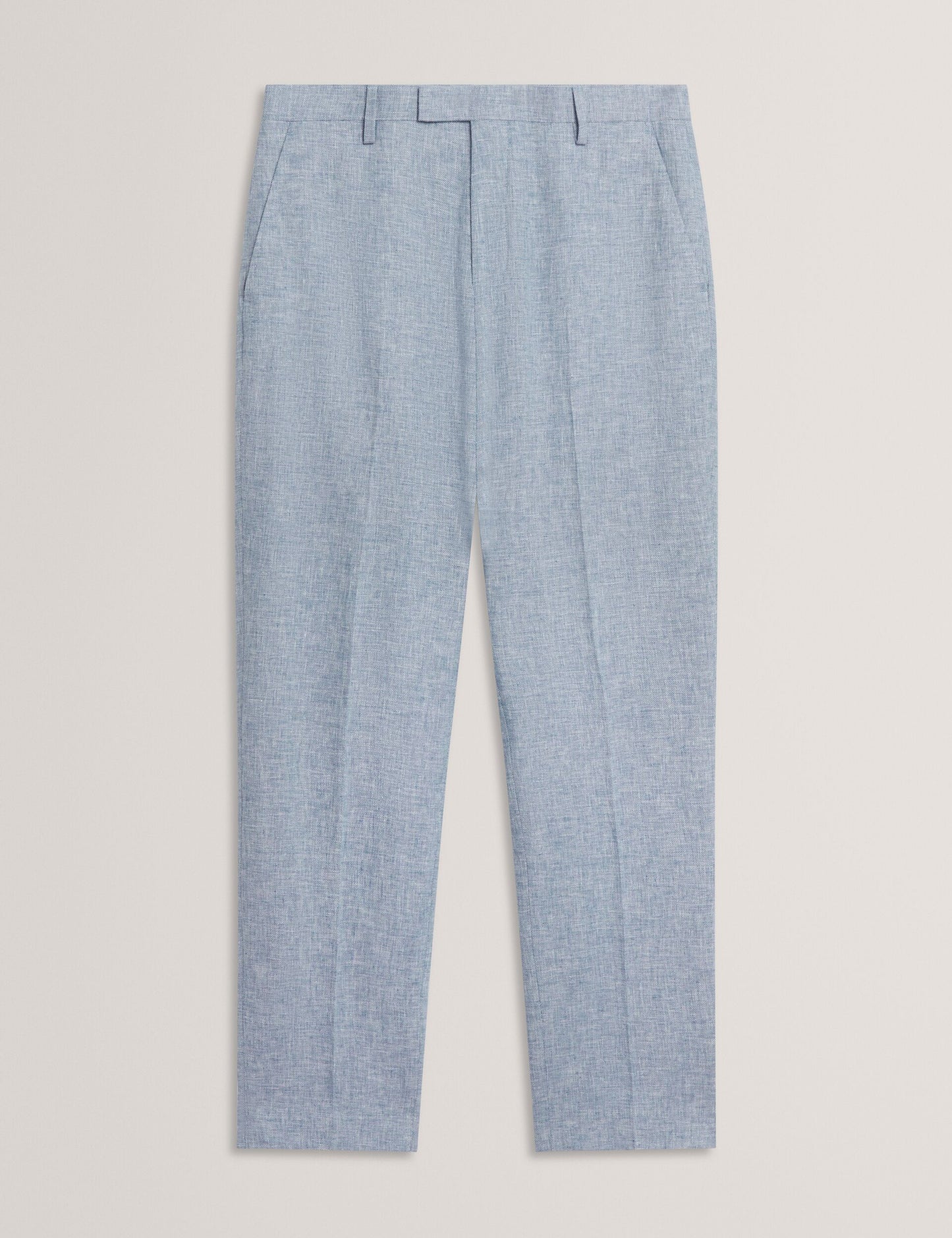 Ted Baker GIVRANT Tailored Linen Blend Slim Fit Pants LIGHT BLUE