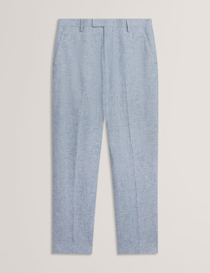 Ted Baker GIVRANT Tailored Linen Blend Slim Fit Pants LIGHT BLUE
