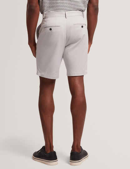 Ted Baker LOWETON - Slim Leg Stretch Cotton Chino Shorts LT-GREY