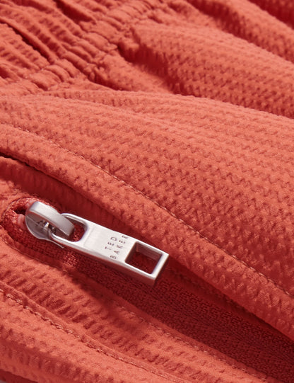 Ted Baker HEFFNER - Seersucker Mid-Length Swim Shorts ORANGE