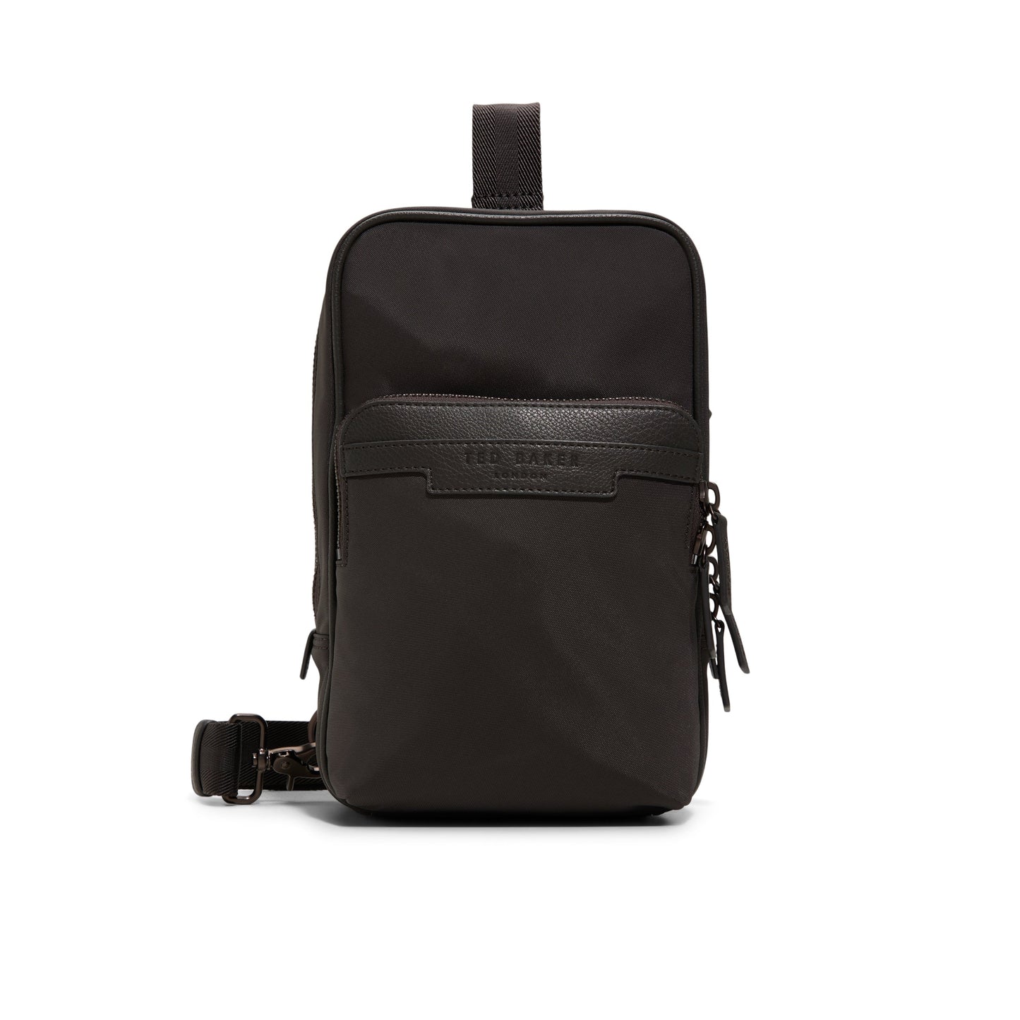 Ted Baker ALSTON - Sling Bag DARK BROWN
