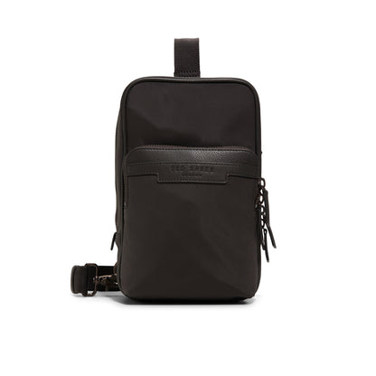 Ted Baker ALSTON - Sling Bag DARK BROWN