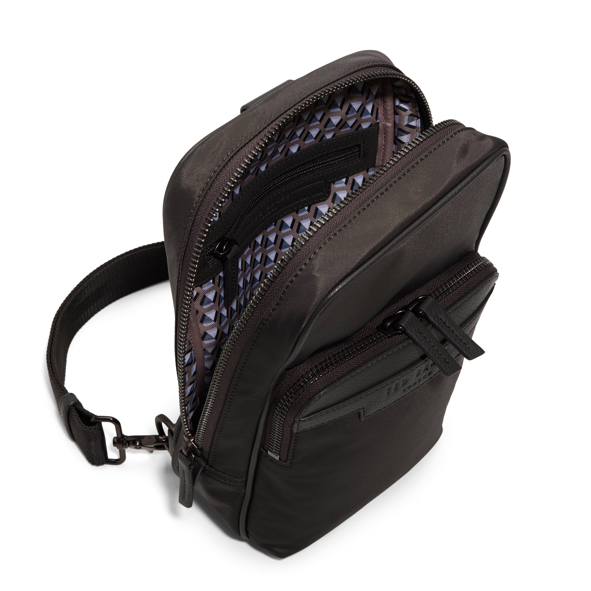 Ted Baker ALSTON - Sling Bag DARK BROWN