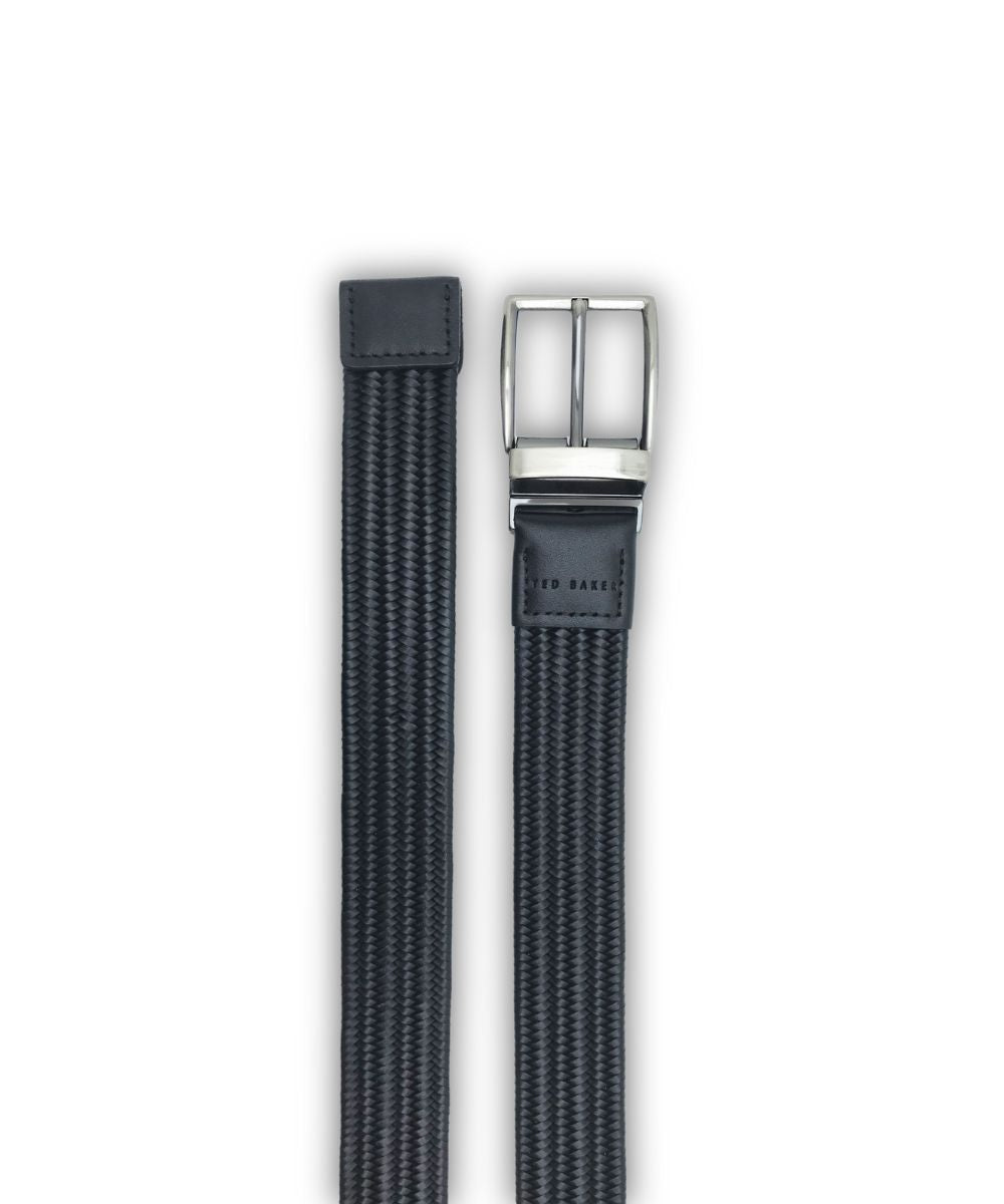 Ted Baker BRAIDED BELT – Black BLACK