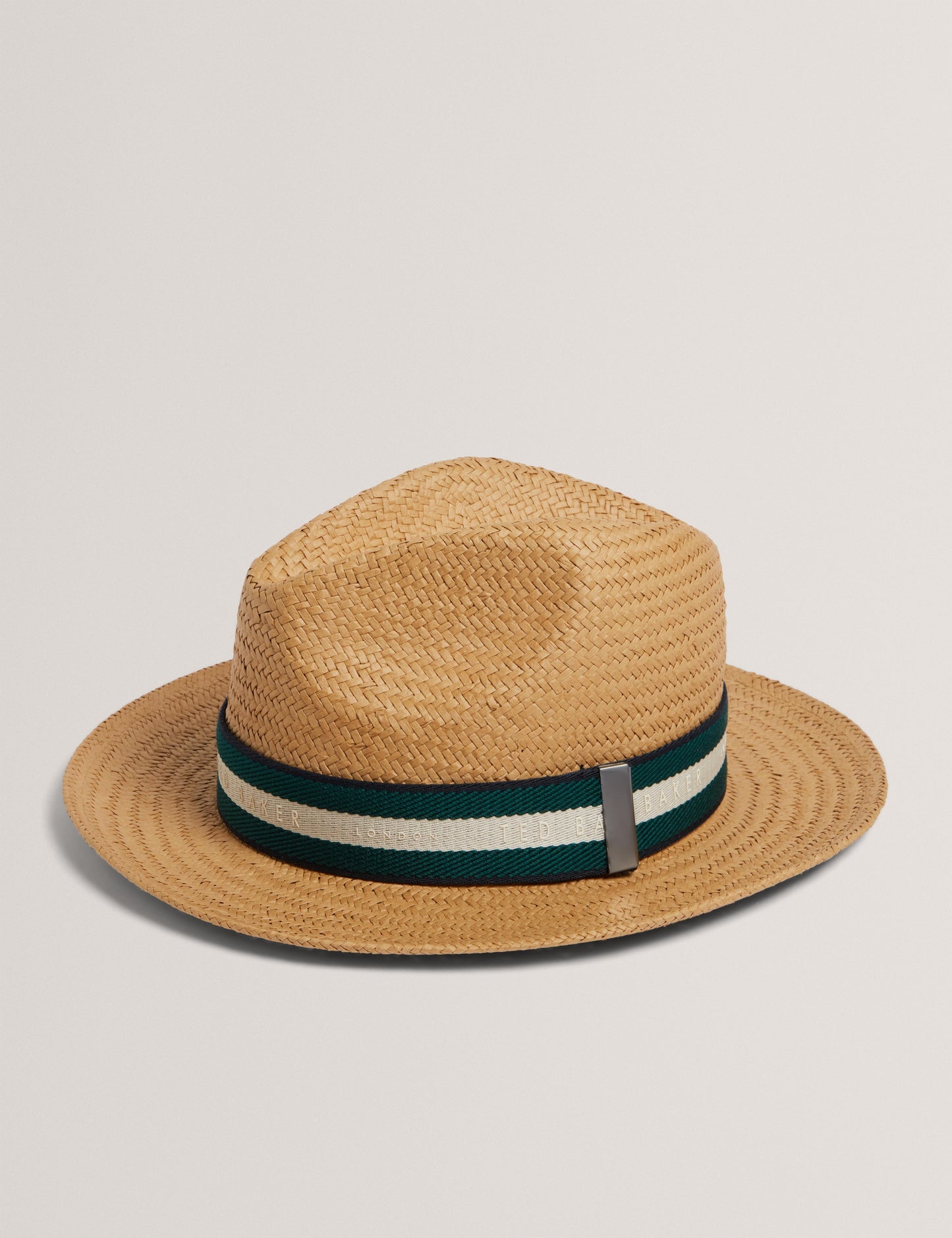 Ted Baker ADRIENS - Straw Panama Webbing Detail Hat NATURAL