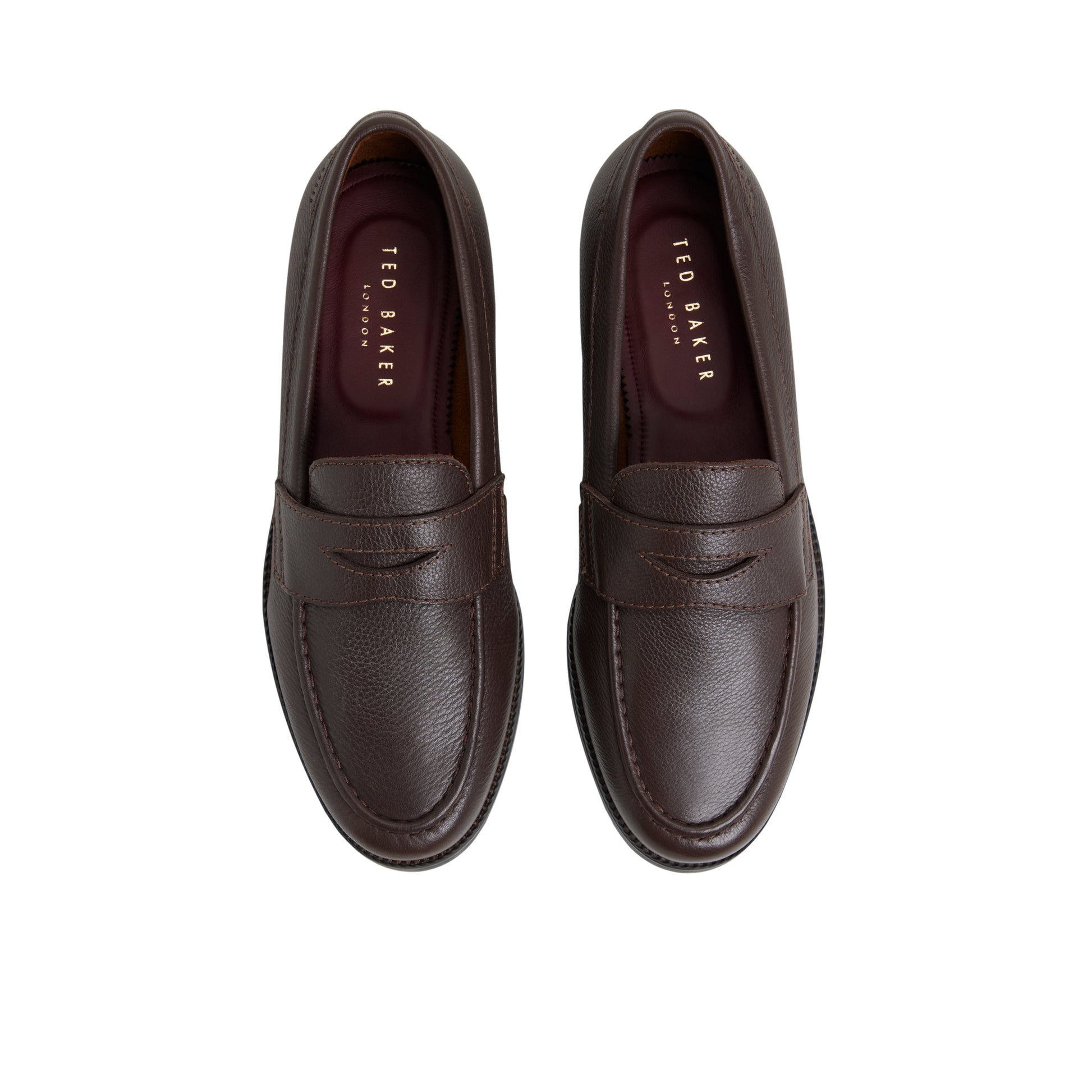Ted Baker PARLIAMENT - Loafer DARK BROWN