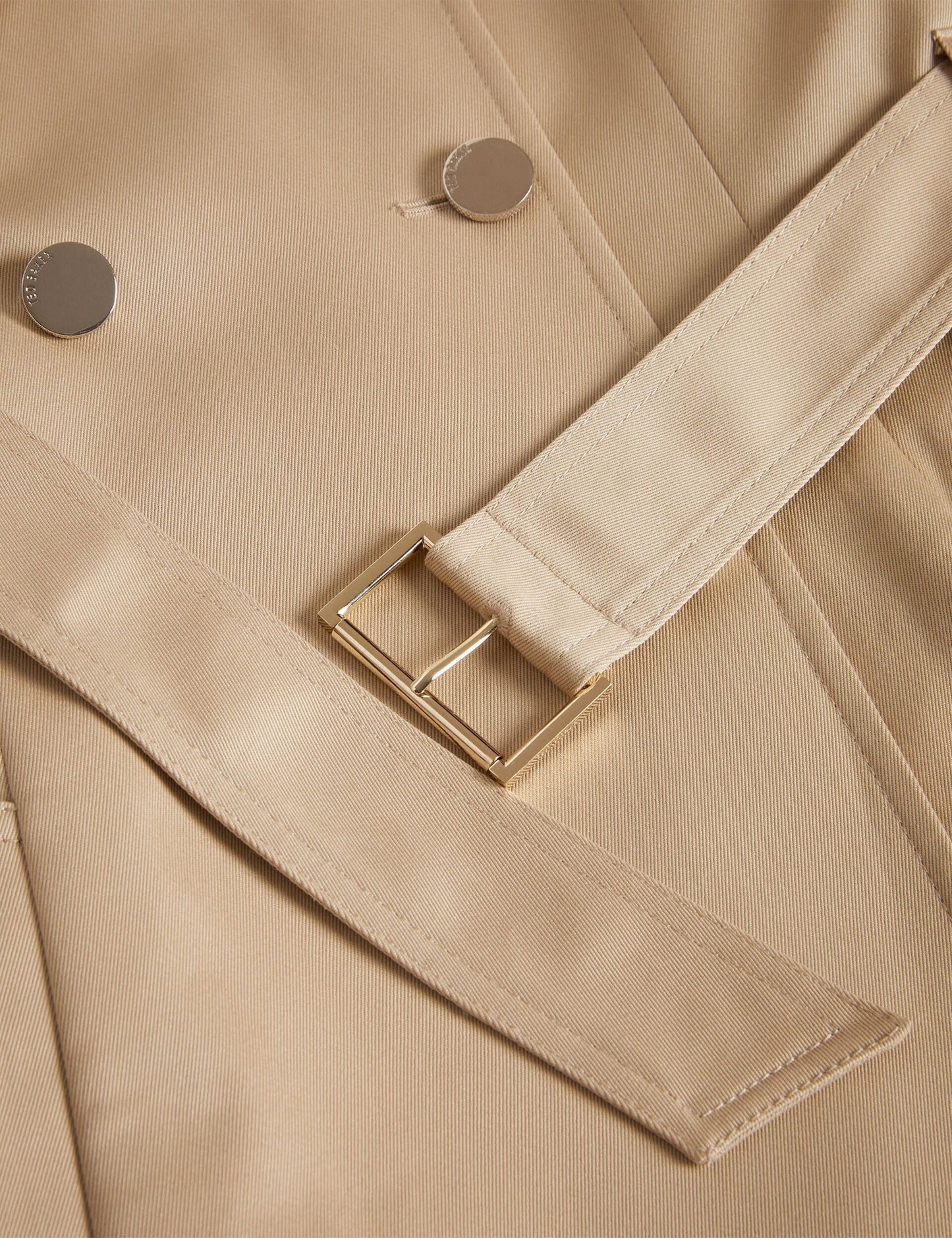 Ted Baker ROBBII - Showerproof Trench Coat NATURAL