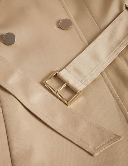 Ted Baker ROBBII - Showerproof Trench Coat NATURAL