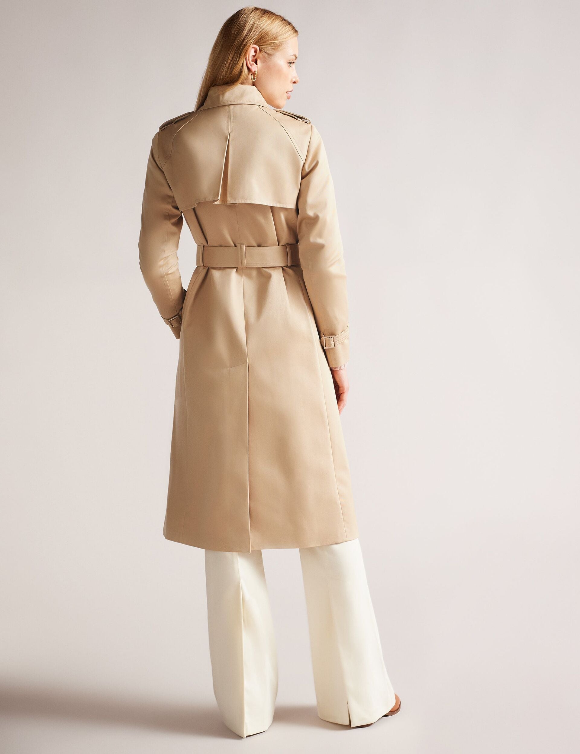 Ted Baker ROBBII - Showerproof Trench Coat NATURAL