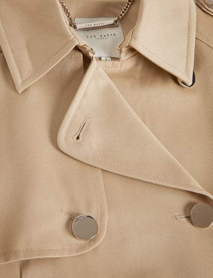 Ted Baker ROBBII - Showerproof Trench Coat NATURAL