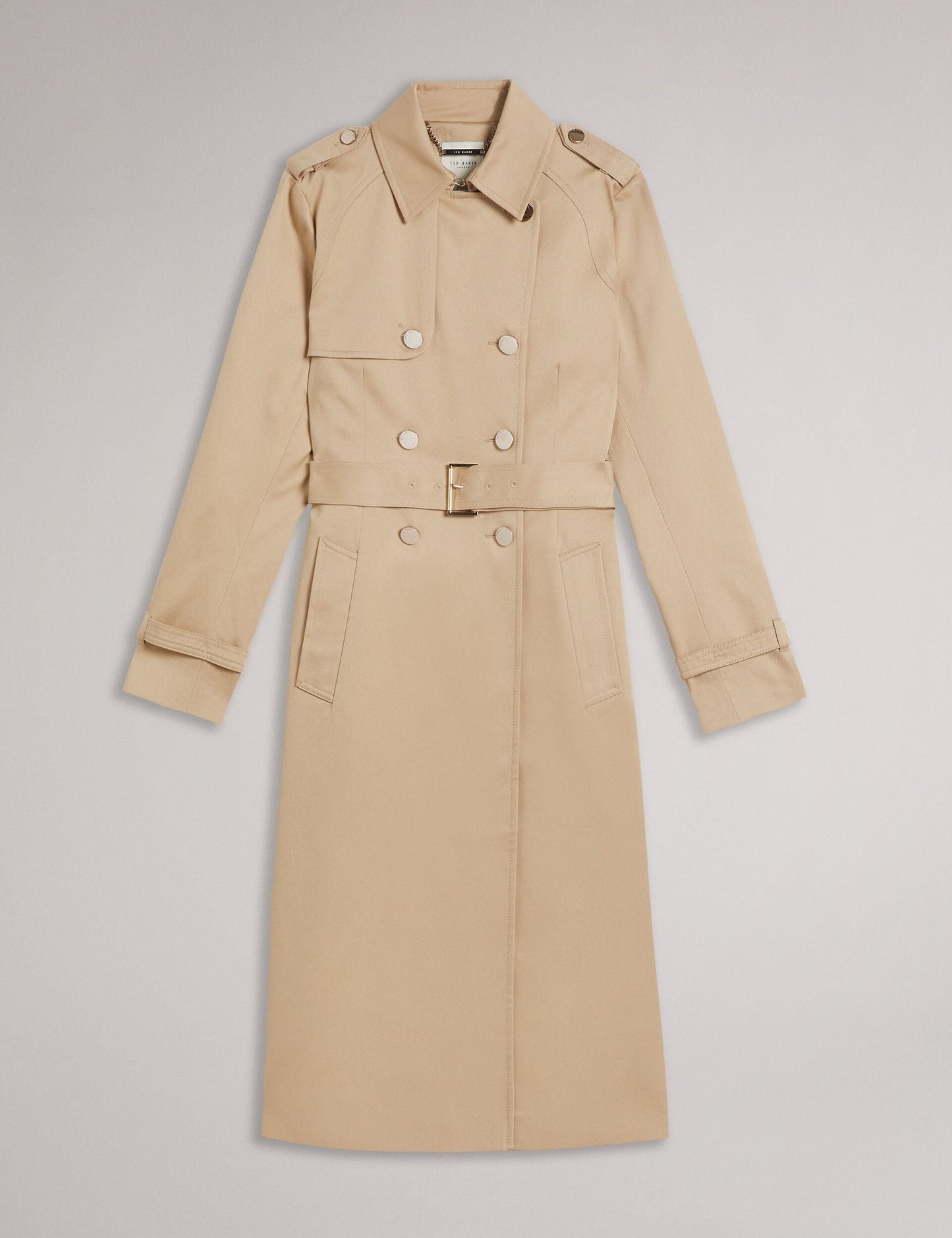 Ted Baker ROBBII - Showerproof Trench Coat NATURAL