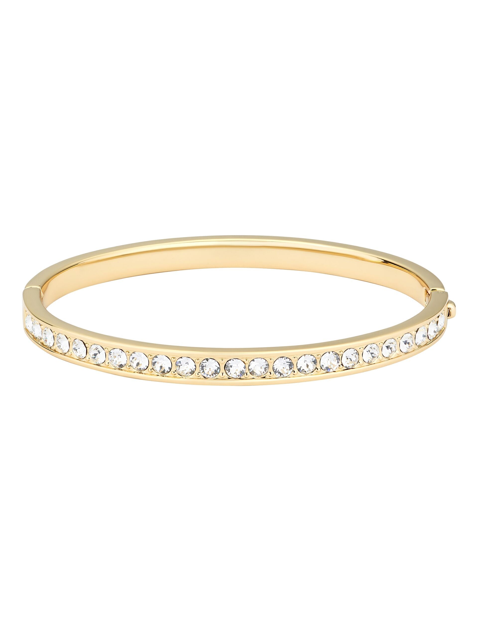 Ted Baker CLEMARA - Crystal Hinge Bangle Bracelet GOLD