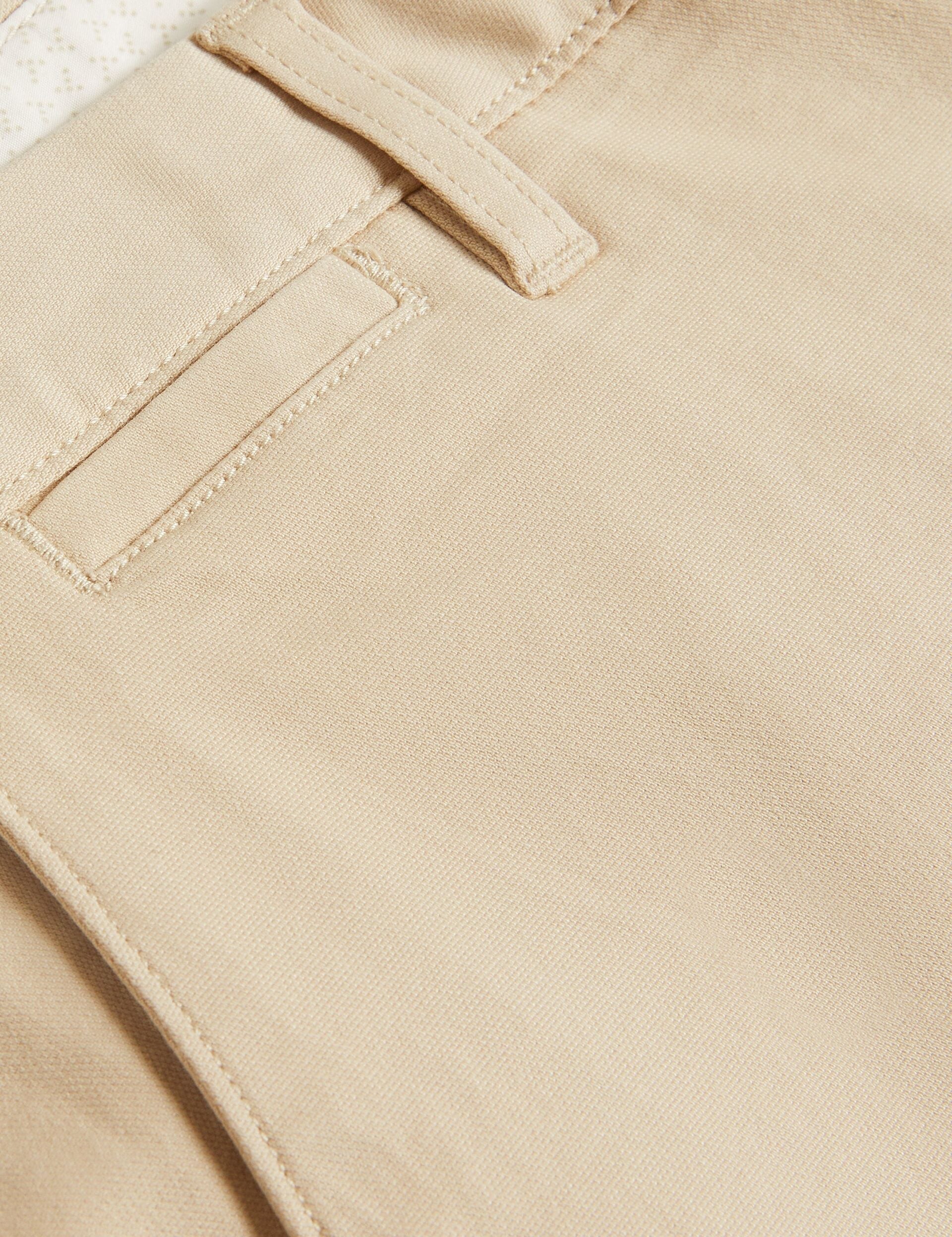Ted Baker HAYBRN - Regular Fit Woven Texture Chinos STONE