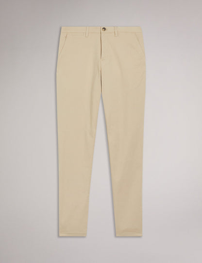 Ted Baker HAYBRN - Regular Fit Woven Texture Chinos STONE