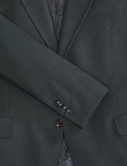 Ted Baker WRIGHT-TWILL - Twill Suit Jacket OLIVE