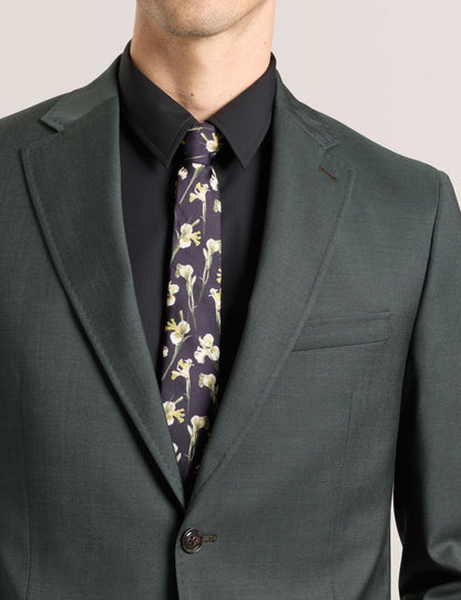Ted Baker WRIGHT-TWILL - Twill Suit Jacket OLIVE