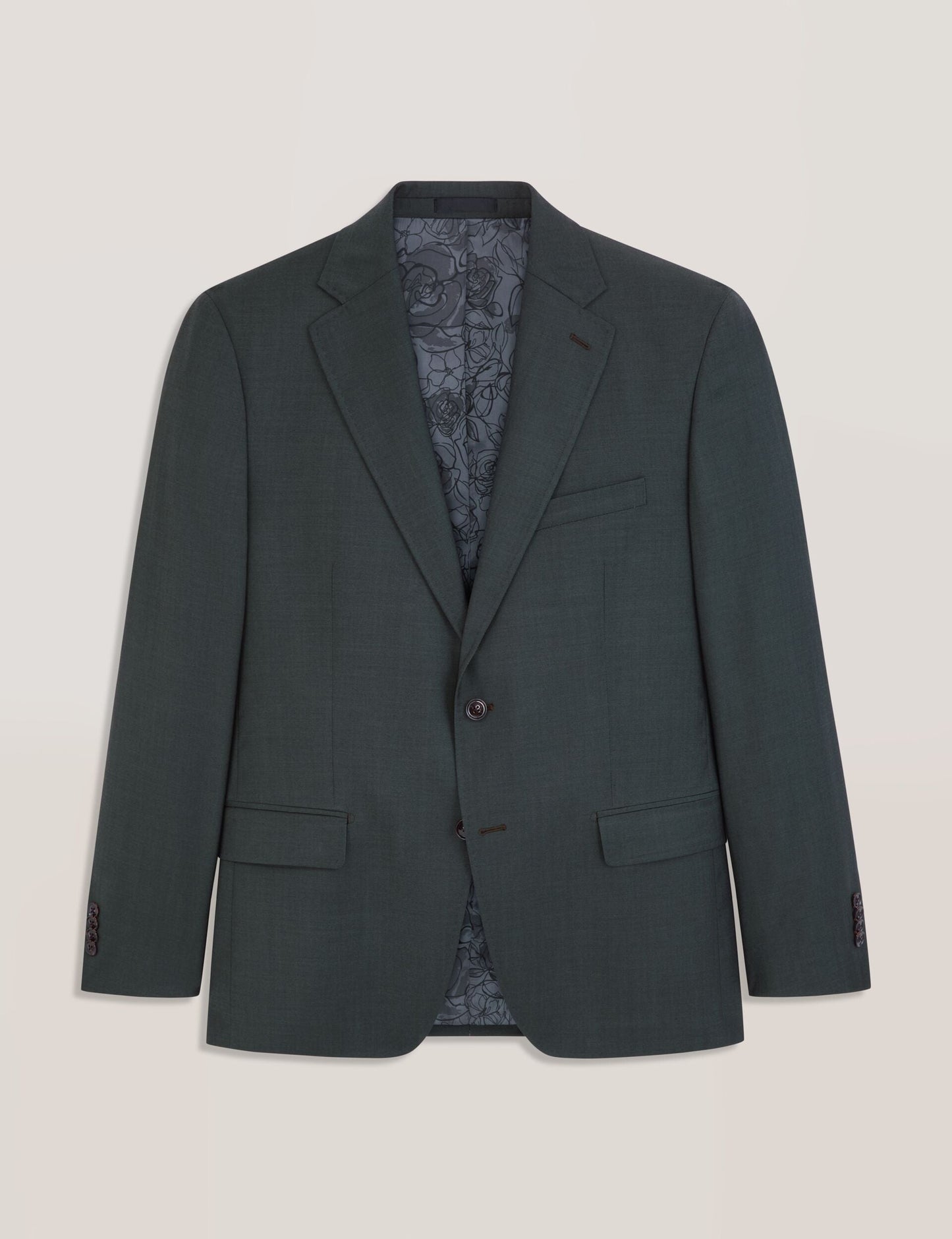 Ted Baker WRIGHT-TWILL - Twill Suit Jacket OLIVE