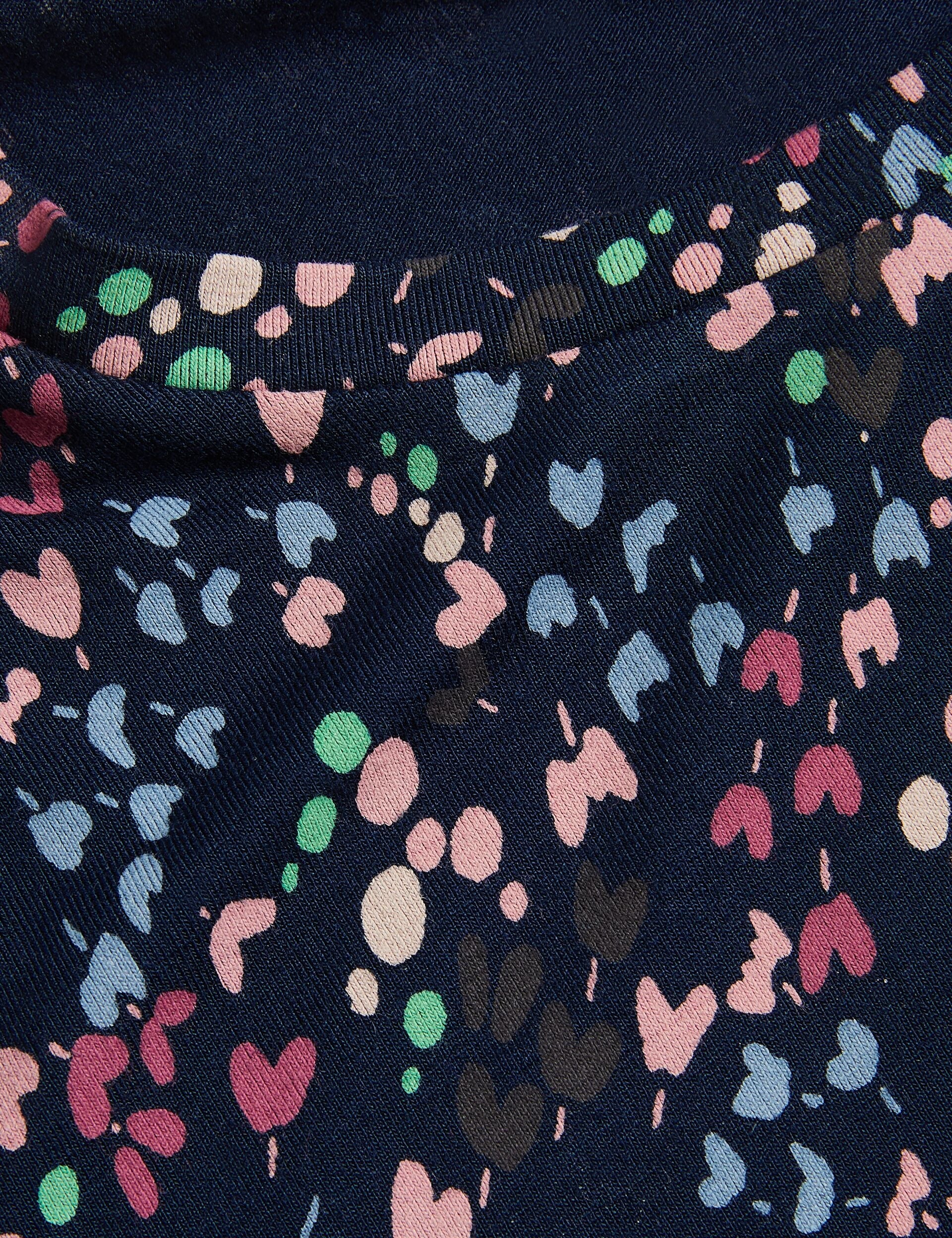 Ted Baker REMANAA - Heart Printed Fitted Tee NAVY