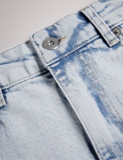 Ted Baker HIGH RISE DENIM SHORT - Lt-Blue LIGHT BLUE