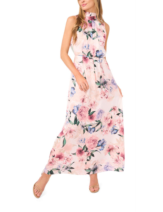 Ted Baker ALINA - Bow Tie Sleeveless Maxi Dress IVORY