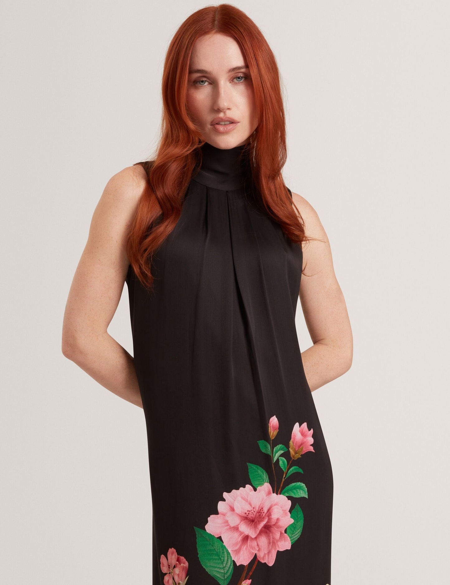 Ted Baker Anna Midi Dress BLACK