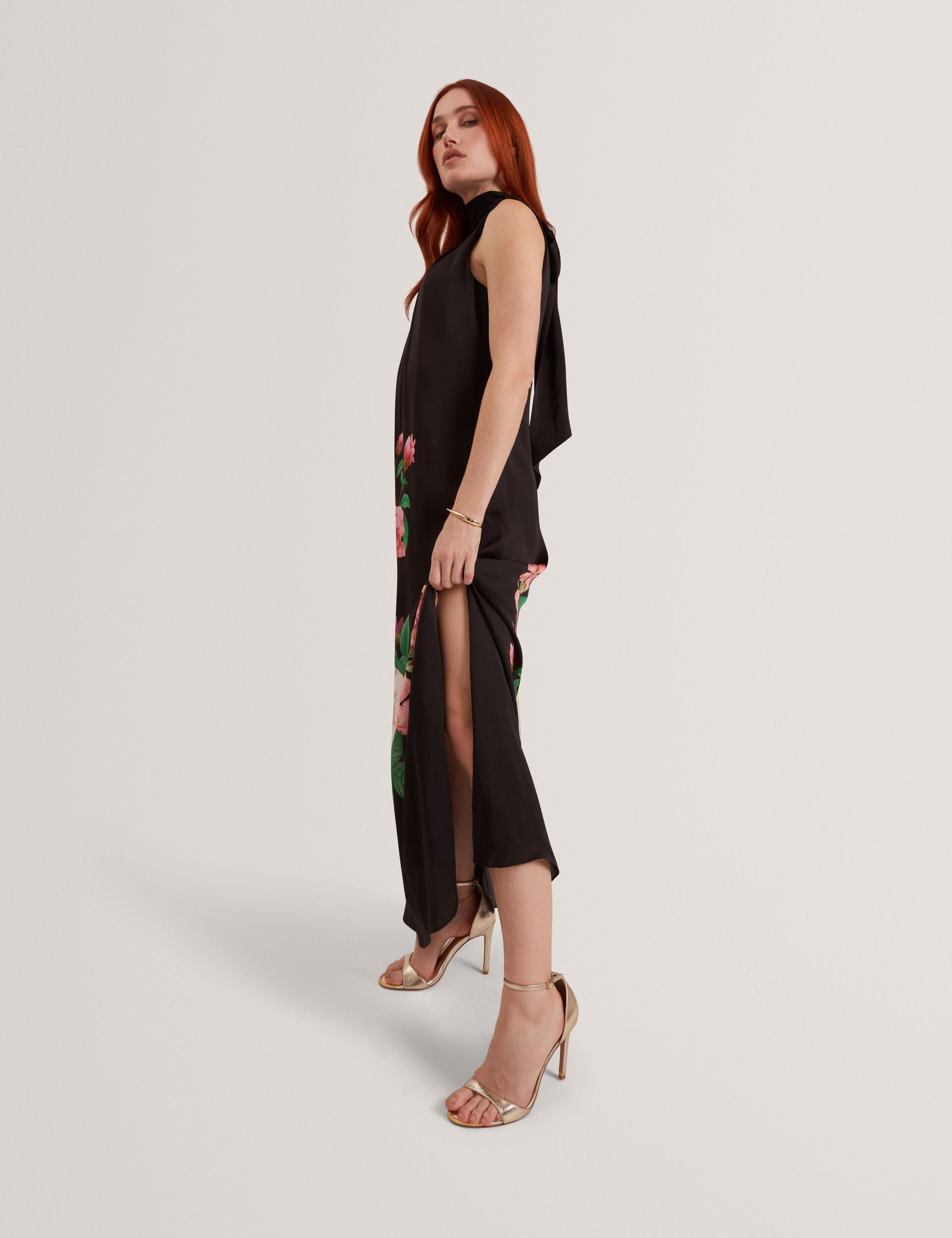 Ted Baker Anna Midi Dress BLACK