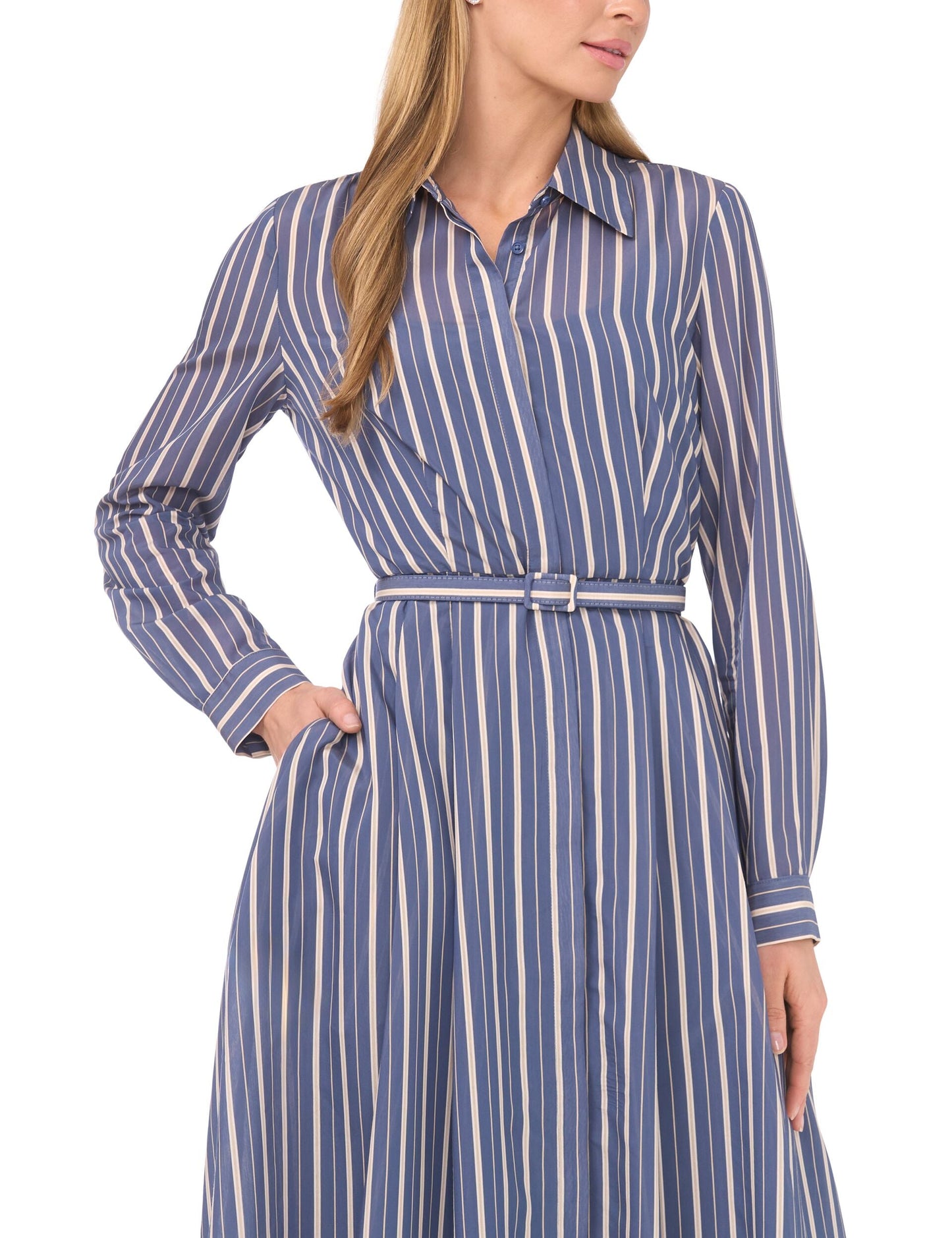 Ted Baker CHARLOTTE - Midi Shirt Dress BLUE